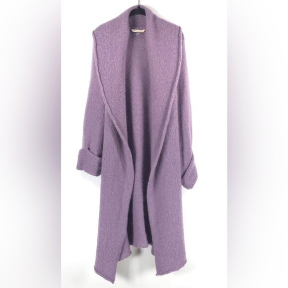 Soft Surroundings WOOL MOHAIR Blend Telluride Topper Duster Knit Cardigan LARGE‎ - Picture 7 of 16
